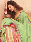 STYLEWELL ANOKHI Fancy Designer Festive Wear Jacquard Linen Exclusive Embroidery Stylish Saree Collection
